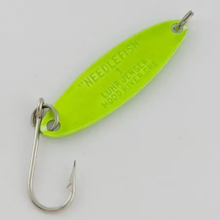 Luhr Jensen Needlefish 1, 2g, žalia, velkiavimo vartiklė #24324