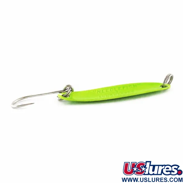 Luhr Jensen Needlefish 1, 2g, žalia, velkiavimo vartiklė #24324