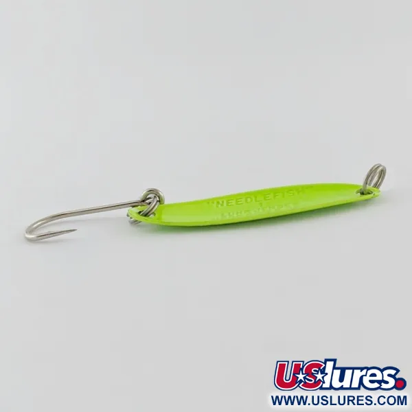 Luhr Jensen Needlefish 1, 2g, žalia, velkiavimo vartiklė #24324