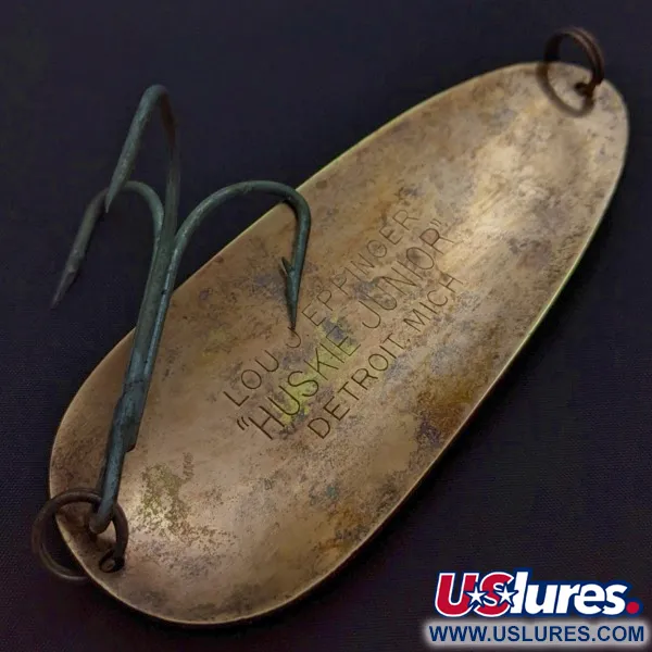 Eppinger Dardevle Huskie Junior Detroit (1950s), 58g, nikeliuota/raudona vartiklė #24338