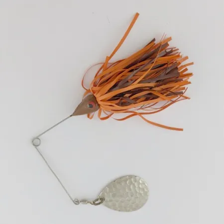 Bomber The Classics Bushwacker, 12 g, nikelis/oranžinė, spinnerbait tipo masalas #24340