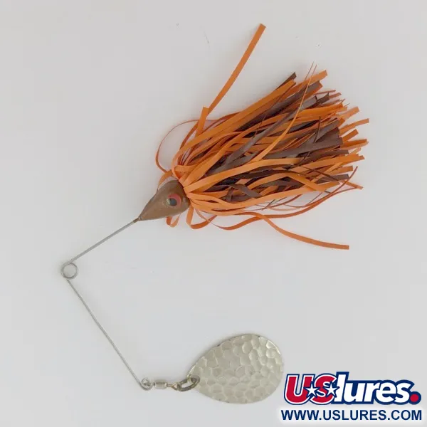 Bomber The Classics Bushwacker, 12 g, nikelis/oranžinė, spinnerbait tipo masalas #24340