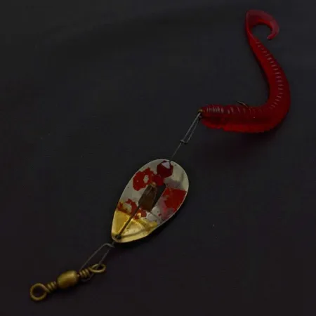 Pflueger June Bug №6, nikelis/raudona, 7 g, sukrės sistema #24396