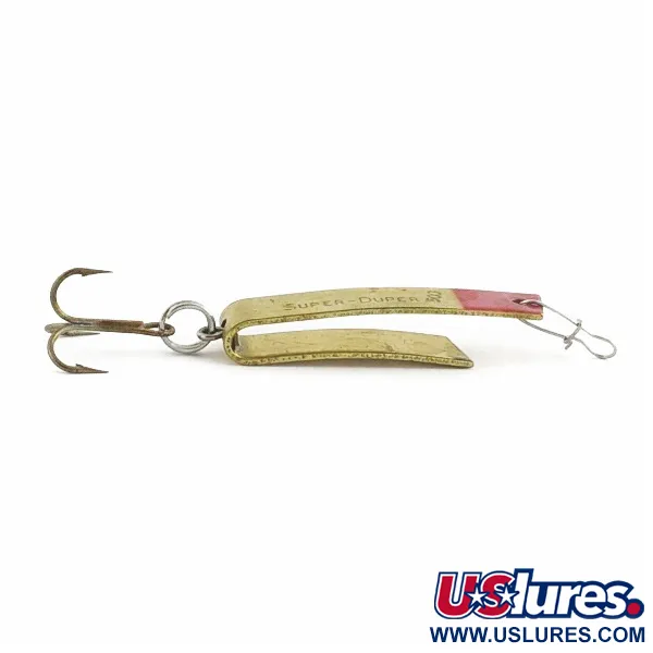 Luhr Jensen Super-Duper 503 Blizgė, Gold Red, U formos, #24435