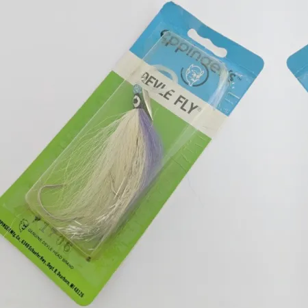 Eppinger Devle Fly Velkiavimo sistema, Nikelis Balta Violetinė, #24438