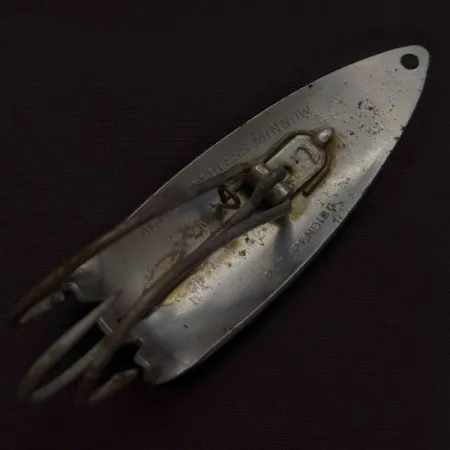 Acme Weedless Minnow Vartiklė, Chromas, 24g, Bežolė, #24439