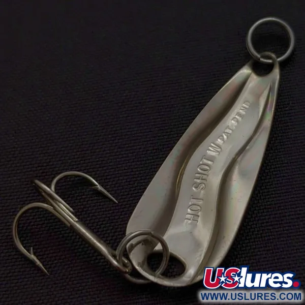 Luhr Jensen Hot Shot W Blizgė, Nikelis, 1.3g, Bangų Profilis, #24441