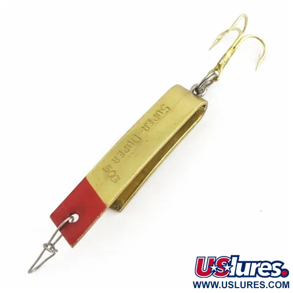 Luhr Jensen Super-Duper 503 Masalas, Gold/Red, 4.3g, U-forma, #24454