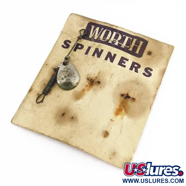 Worth Spinner #0 Sukriukė, Nikelis, 0,5 g, Štampuotas lapelis, #24488