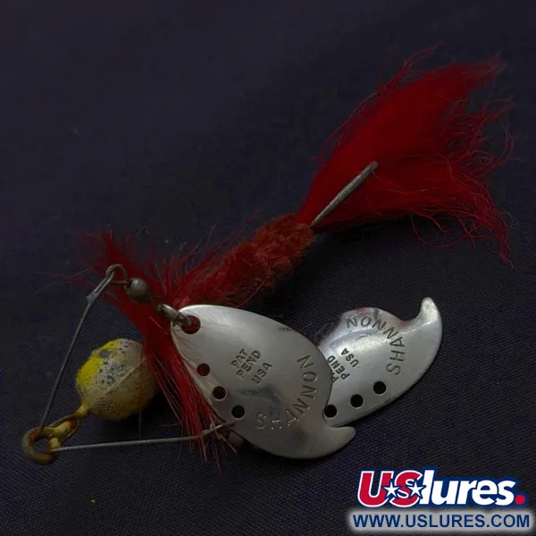 Jamison Shannon Twin Spinner, Nikelis/Raudona, 10 g, #24491