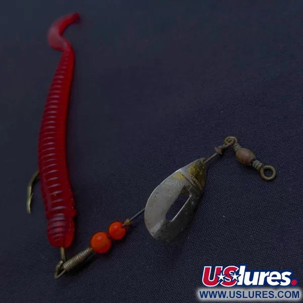 Pflueger June Bug №4 Suktukas, Raudona/Nikelis, 6 g, Alkūnė, #24501