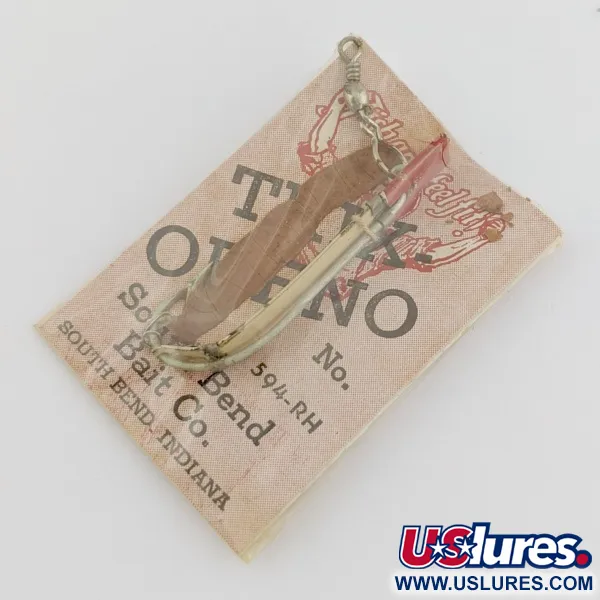 South Bend Trix-Oreno 594 Muselinis masalas, Sidabrinė/Raudona, 2 g, #24506