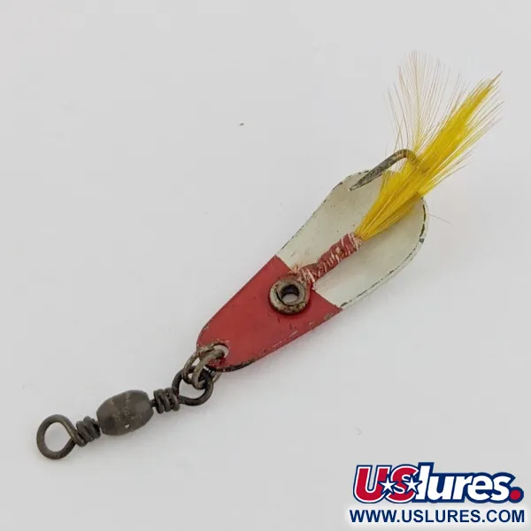 Rex Spoon Weezel vartiklė, raudona/balta, 1,7 g, plunksnos, #24517