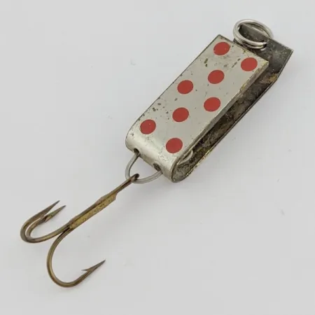 Jake's Lures Lil Jake Vartiklė, Nikelis/Raudona, 9g, Lenktas, #24520