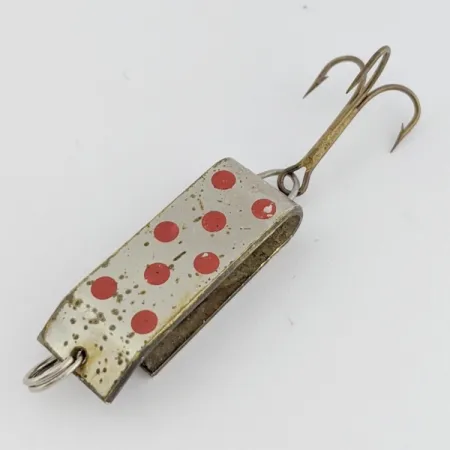 Jake's Lures Lil Jake Vartiklė, Nikelis/Raudona, 9g, Lenktas, #24520