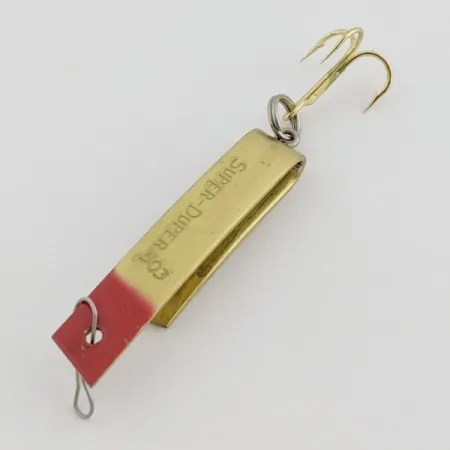Luhr Jensen Super-Duper 503 Blizgė, Gold/Red, 4.3 g, U-Shape, #24546