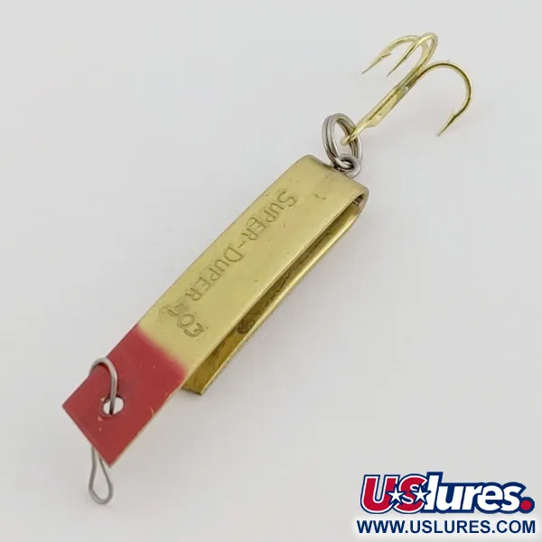 Luhr Jensen Super-Duper 503 Blizgė, Gold/Red, 4.3 g, U-Shape, #24546