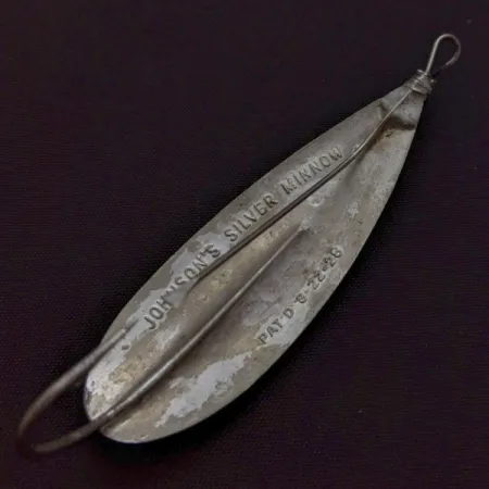 Johnson Silver Minnow Weedless Vartiklė, Nikelis, 12g, #24548