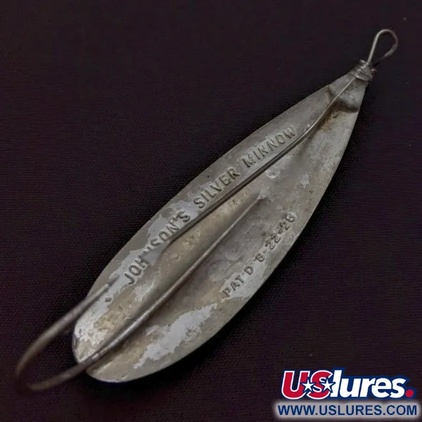 Johnson Silver Minnow Weedless Vartiklė, Nikelis, 12g, #24548