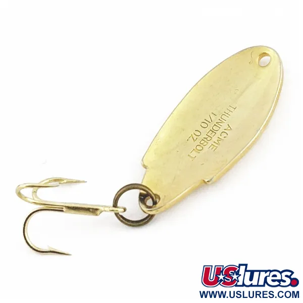 Acme Thunderbolt Blizgė, Gold, 3.5g, Štampuota, #24557