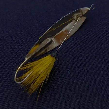 Marathon Weedless Spoon, Auksinė, 6 g, Bucktail, #24597
