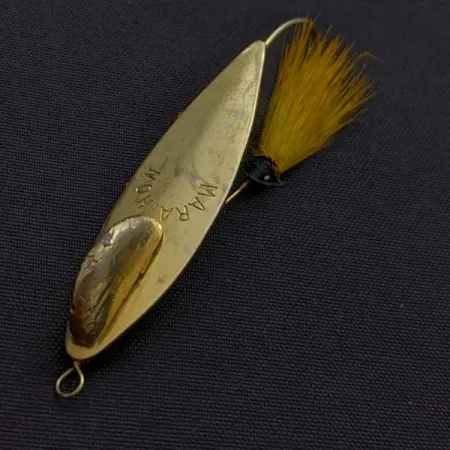 Marathon Weedless Spoon, Auksinė, 6 g, Bucktail, #24597