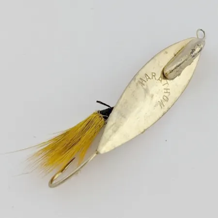 Marathon Weedless Spoon, Auksinė, 6 g, Bucktail, #24597