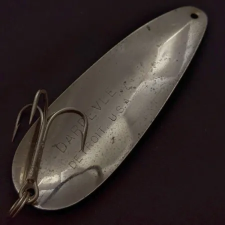 Dardevle Detroit Blizgė, Nikelis, 28 g, Vintage 1950-80, #24605