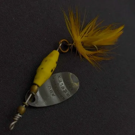 Abu Garcia Spinnaren Reflex Sukrė, Juoda/Geltona, 4g, plunksnos, #24621