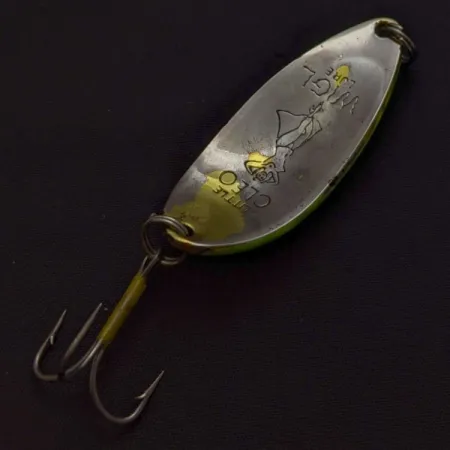 Seneca Little Cleo vartiklė, Nikelis/Geltona, 1/2 oz, graviruotė, #24647