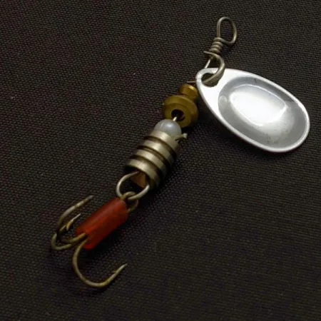 Sukrė South Bend Spinner, Nikelis, 2.7g, Raudona Movelė, #24673