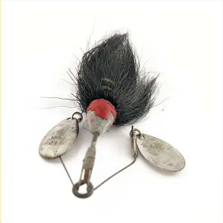 Jamison Shannon Twin Spinner, nikelis, 14g, bucktail, #24708