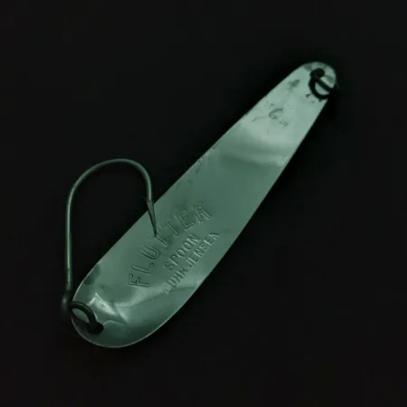 Luhr Jensen Flutter Spoon 44 Vartiklė, Nikelis, 4 g, Vintage, #24737