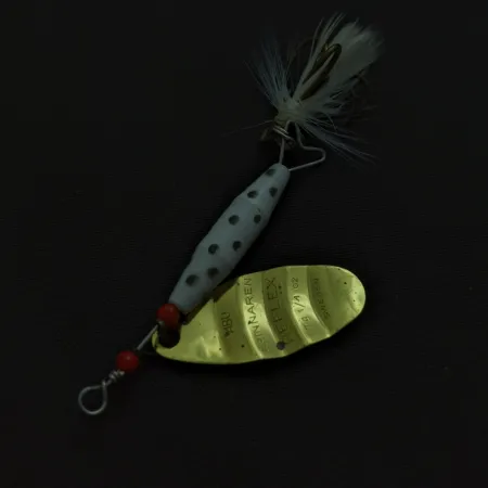 Abu Spinnaren Reflex, auksinė, 7 g, trišakis su plunksna, #24756