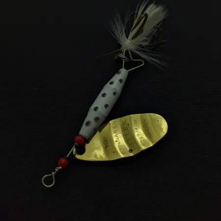 Abu Spinnaren Reflex, auksinė, 7 g, trišakis su plunksna, #24756