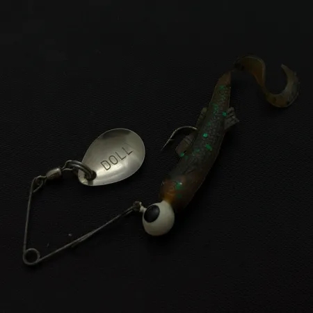 Doll Spinnerbait Sukrė, nikelis/balta, 4g, tvisteris, #24767