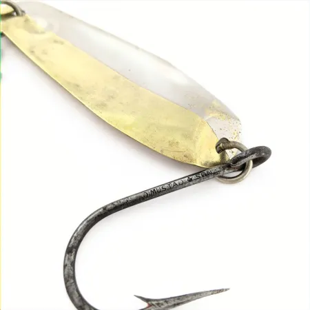 Luhr Jensen McMahon 5 Blizgė, Žalvaris/Nikelis, 14g, Mustad, #24768