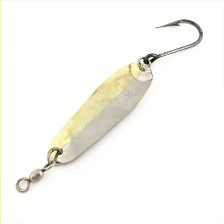 Luhr Jensen McMahon 5 Blizgė, Žalvaris/Nikelis, 14g, Mustad, #24768