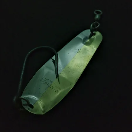 Luhr Jensen McMahon 5 Blizgė, Žalvaris/Nikelis, 14g, Mustad, #24768