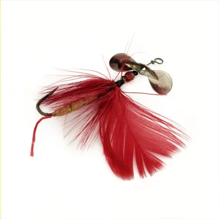Pflueger Pilot Fly Spinner, Nikelis/Raudona, 1.2 g, Vintage, #24804