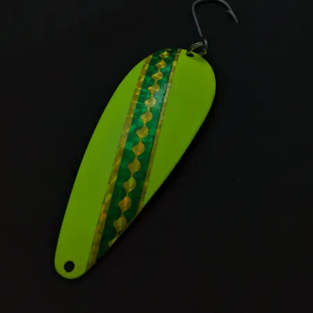 Moonshine Flutter Vartiklė, Geltona Žalia, 12g, Glow, #24817