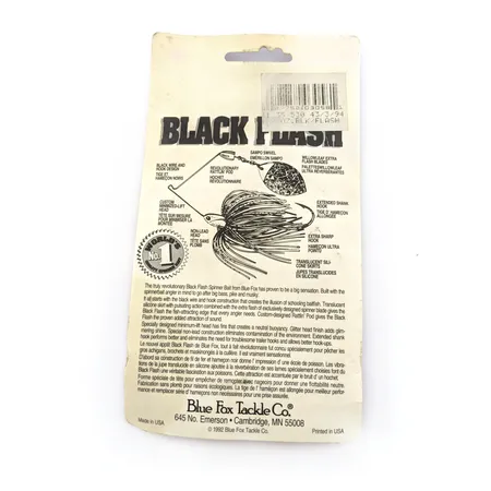 Blue Fox Black Flash Spinnerbait, Šartrezas, 14g, Barškutis, #25197