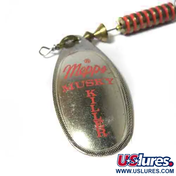 Mepps Aglia 5 Musky Killer Steel Sukrė, Plienas/Žalvaris, 16g, #0016