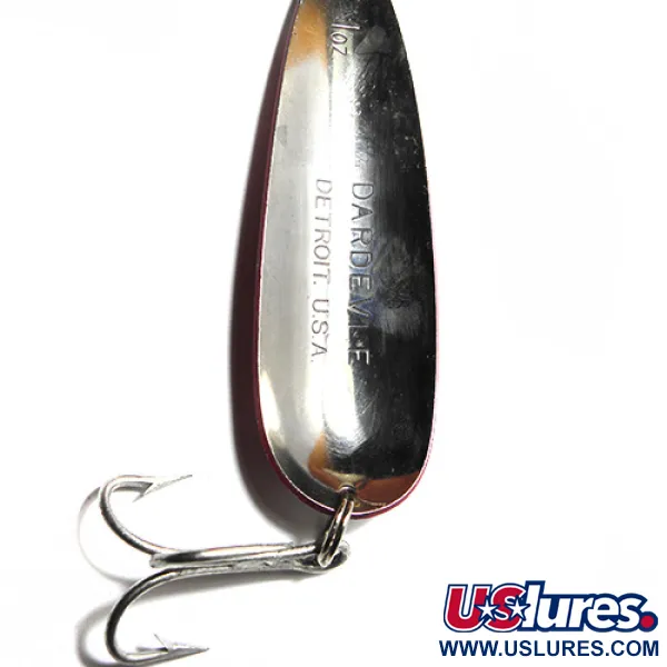 Eppinger Dardevle Vartiklė, Raudona / Balta, 28g, Detroit antspaudas, #0062