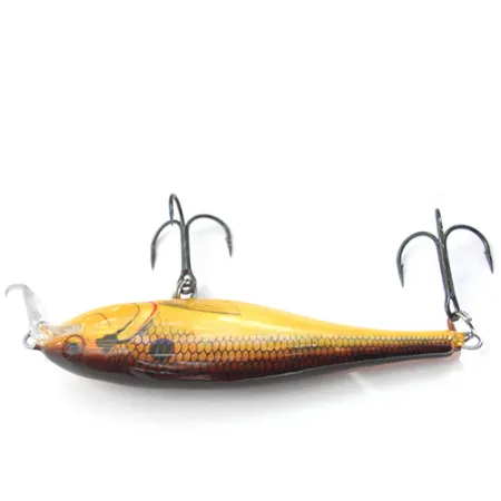 Rapala Shallow Shad Rap Vobleris, Ruda / Geltona JP, 11g, Balsa, #0082