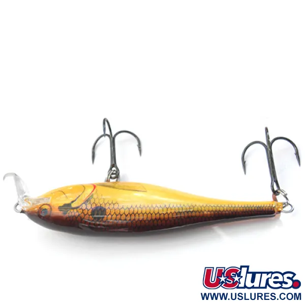 Rapala Shallow Shad Rap Vobleris, Ruda / Geltona JP, 11g, Balsa, #0082