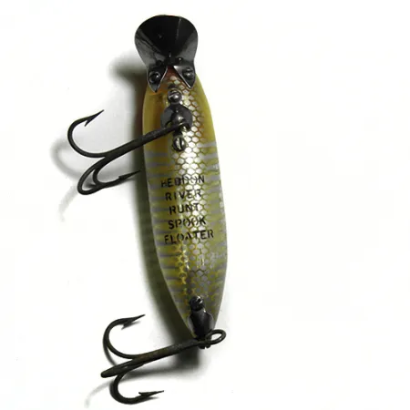 Heddon River Runt Spook plaukiantis, Geltonas/Dryžiai, 12g, JAV, #0128
