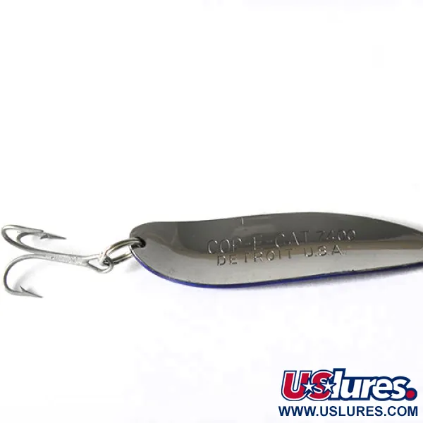 Dardevle Cop-E-Cat Blisgė, Nikelis / Mėlyna, 14g, Vintage, #0170