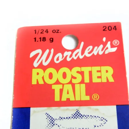 Worden’s Original Rooster Tail Sukrė, Geltona, 1.18g, #0182