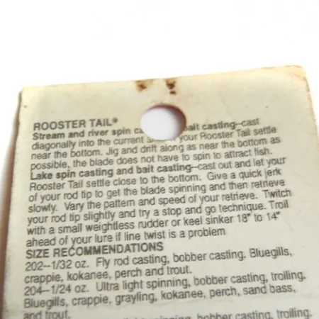 Yakima Bait Worden’s Original Rooster Tail Blizgė, Geltona/Juoda, #0183